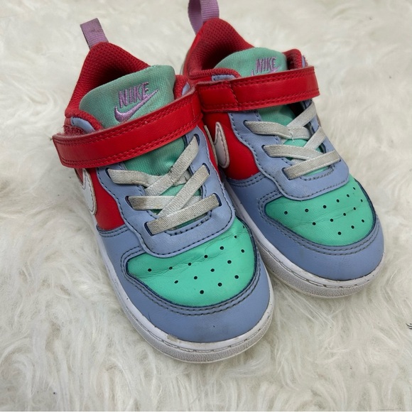 Nike Court Borough Low Recraft Cobalt Bliss track youth shoes size: 8C - Picture 1 of 9